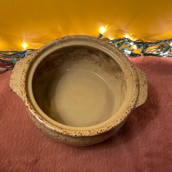 Vintage Manmouth USA POTTERY stoneware crock or soup tureen marked - Picture 4 of 8